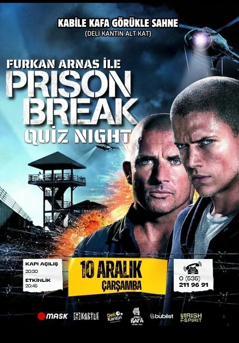 Prison Break Quiz Night - Furkan Arnas İle