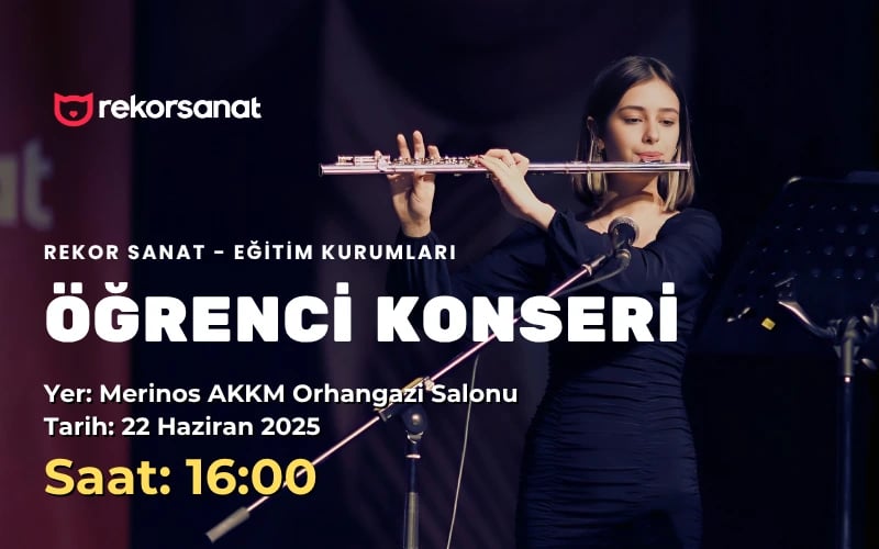 Rekor Sanat Öğrenci Konseri Saat 16:00