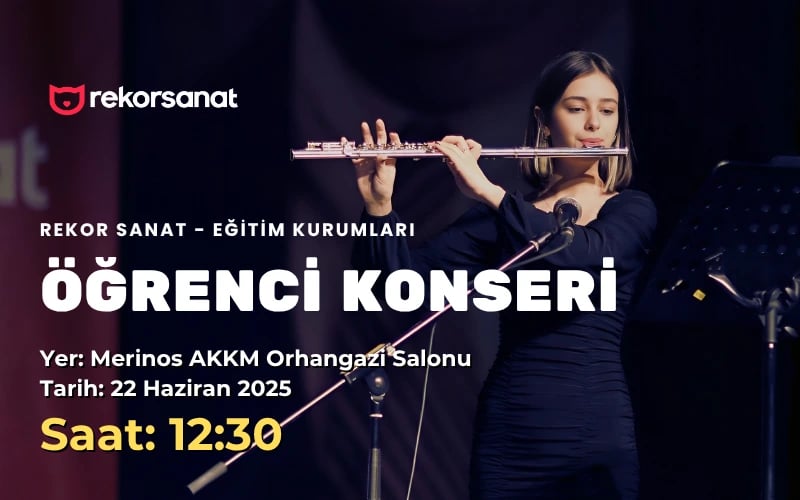 Rekor Sanat Öğrenci Konseri Saat 12:30