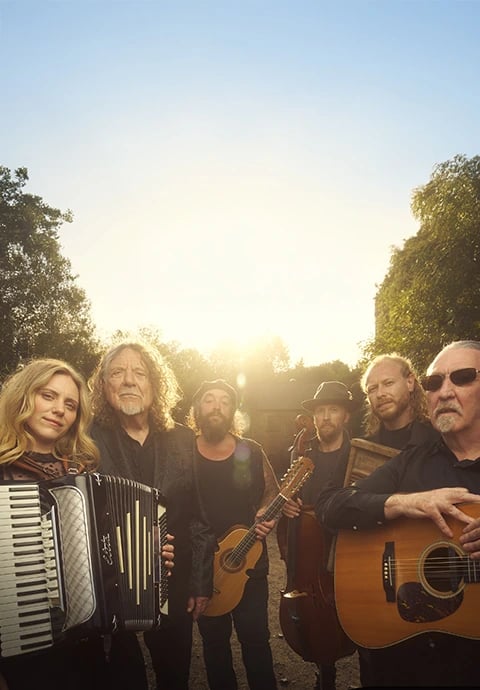 ROBERT PLANT with SAVING GRACE and SUZI DIAN