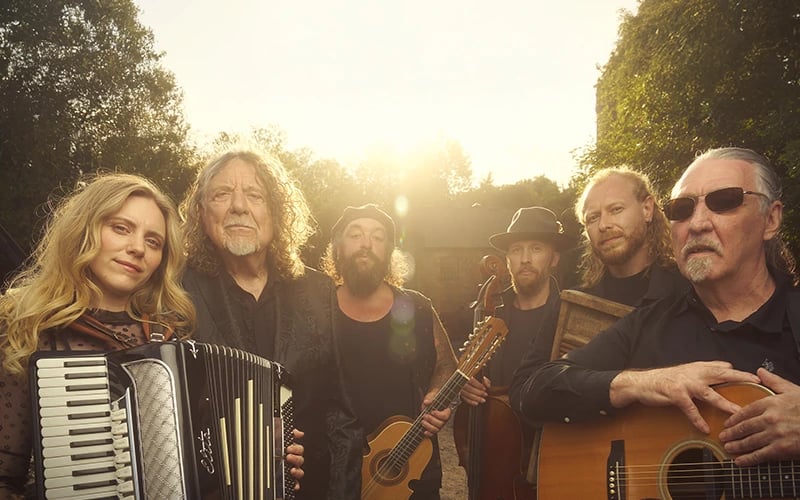 ROBERT PLANT with SAVING GRACE and SUZI DIAN poster