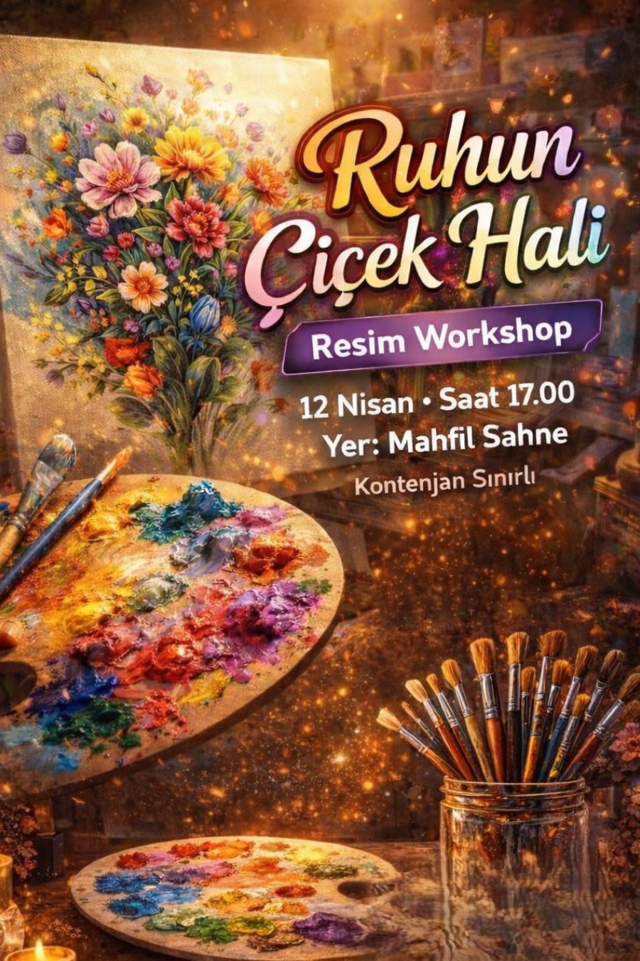 Ruhun Çiçek Hali Resim Atölyesi