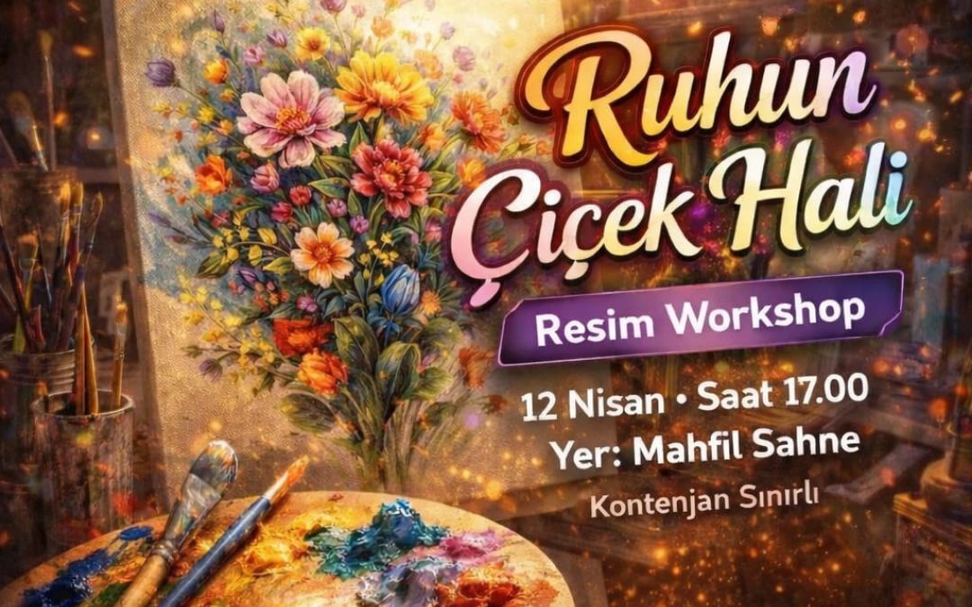 Ruhun Çiçek Hali Resim Atölyesi poster