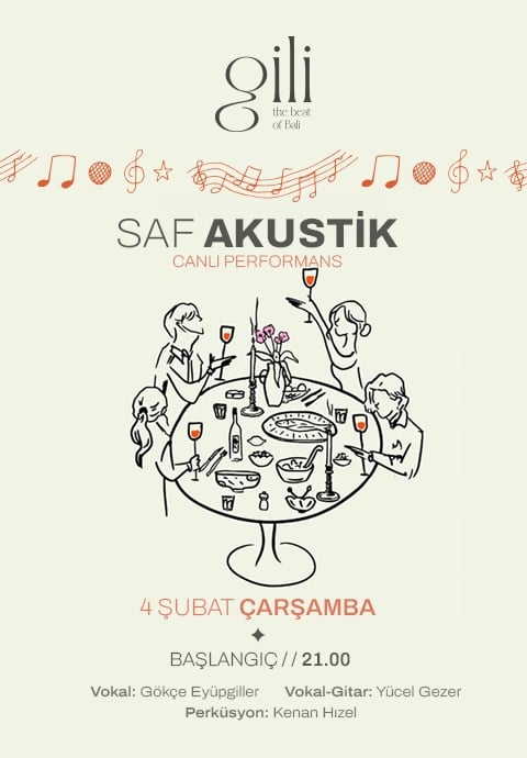 Saf Akustik Canlı Performans