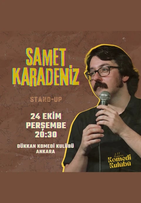 Samet Karadeniz Tek Kişilik Stand-Up