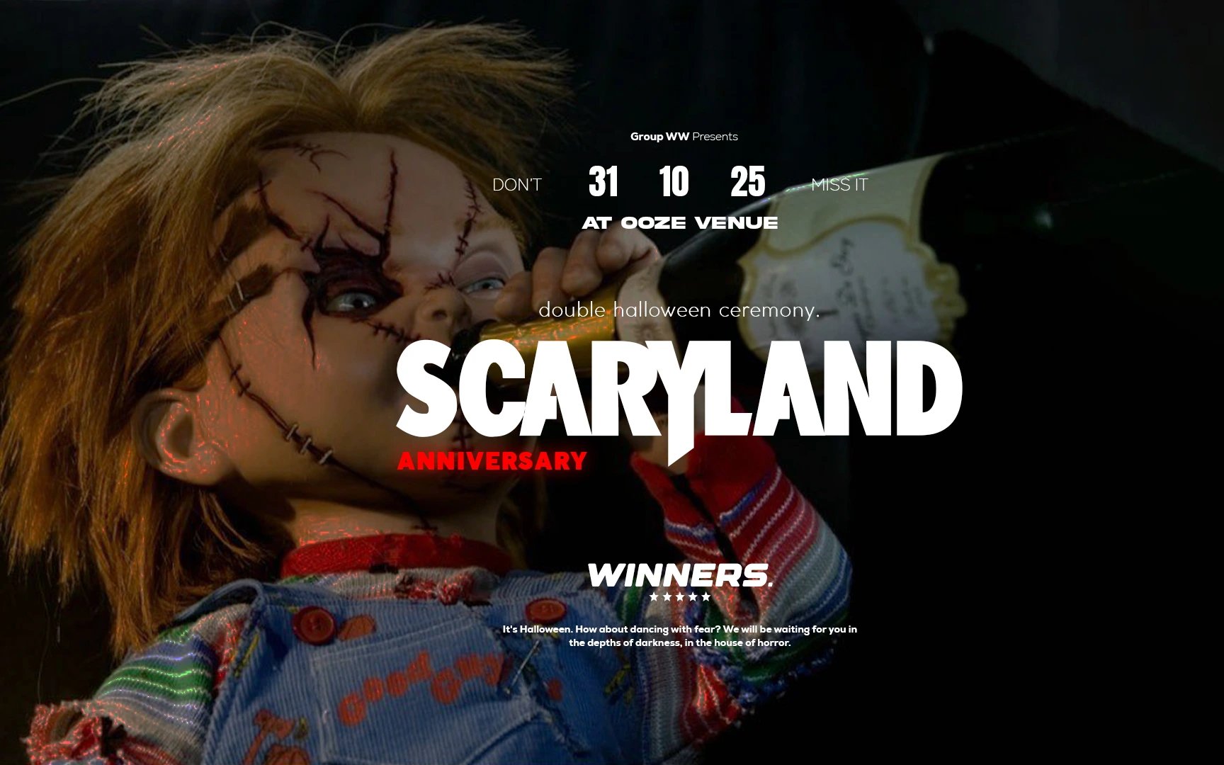 SCARYLAND ANNIVERSARY | OOZE VENUE