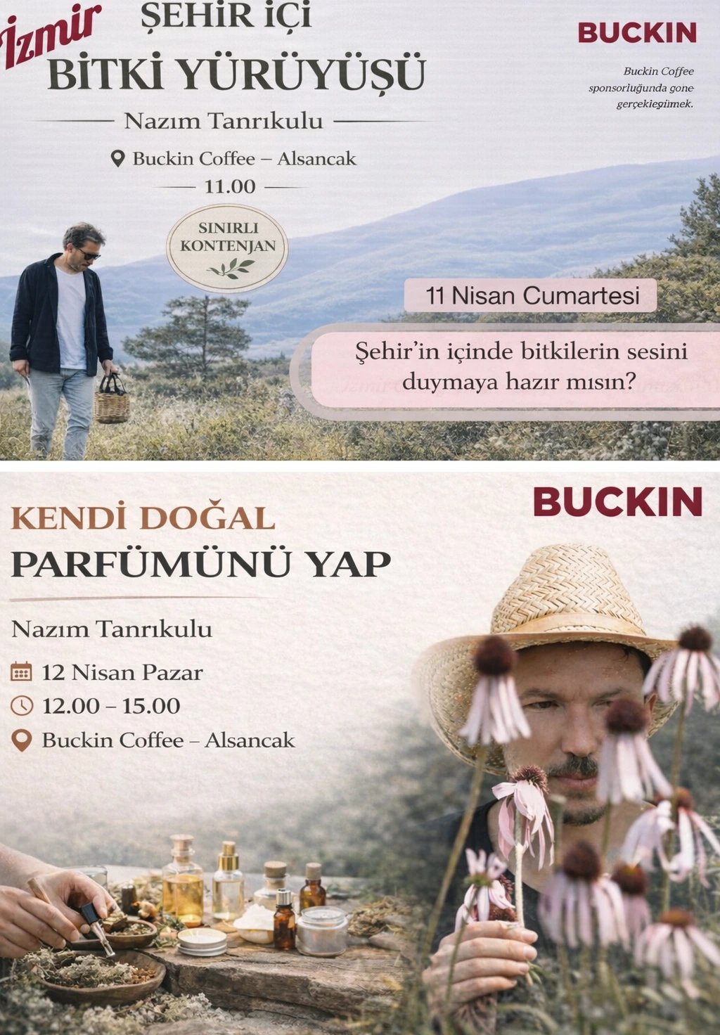 Şehir İçi Bitki Yürüyüşü ve Doğal Parfüm Workshop