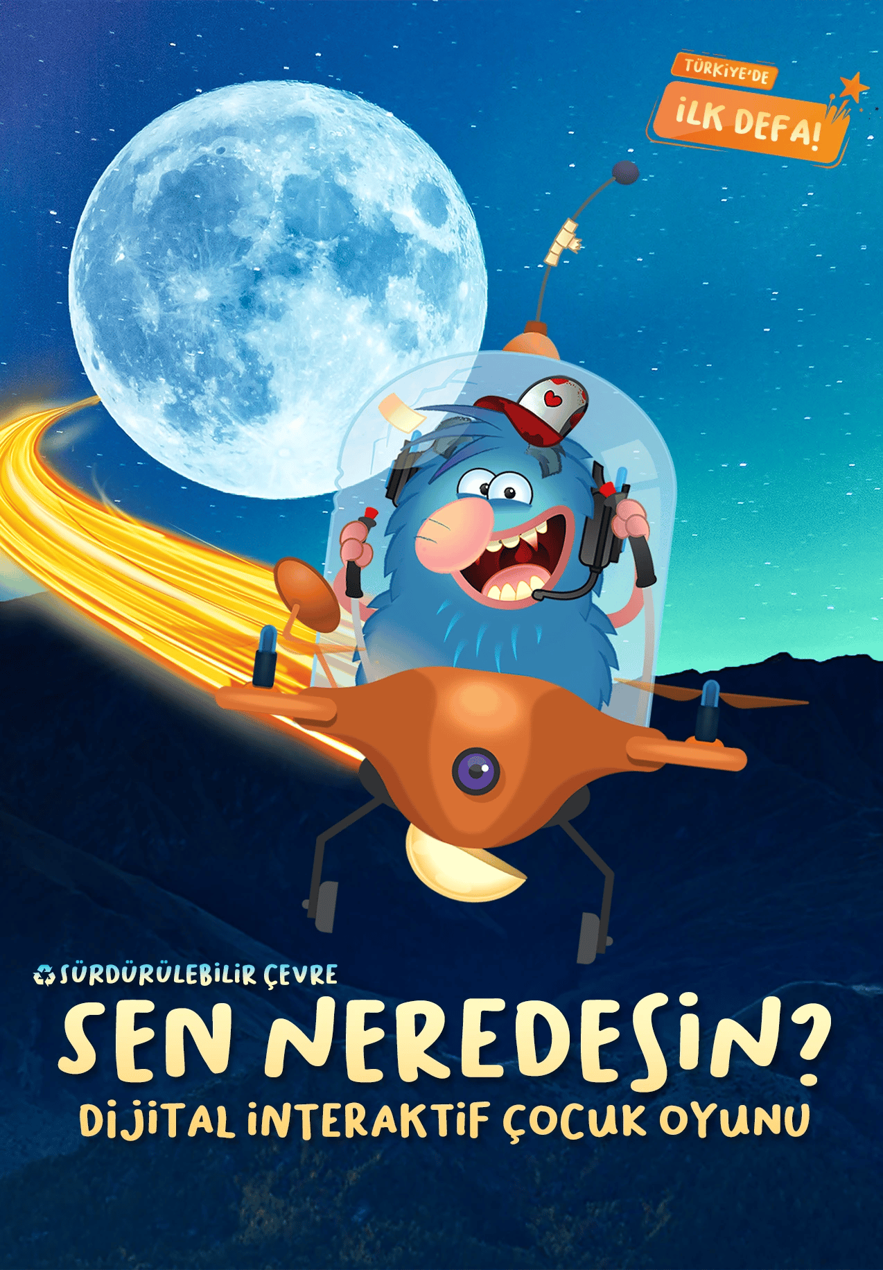 Sen Neredesin Sürdürülebilir Çevre - Dijital İnteraktif Çocuk Oyunu