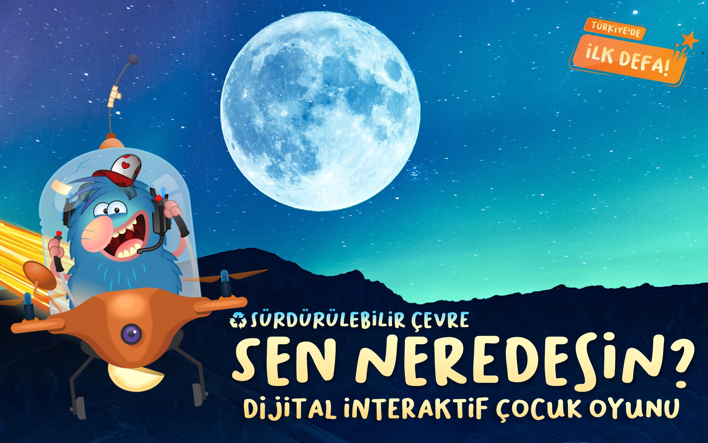 Sen Neredesin Sürdürülebilir Çevre - Dijital İnteraktif Çocuk Oyunu