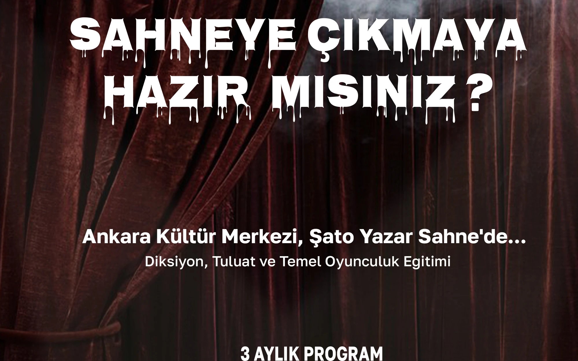Sertifikalı Tiyatro Eğitimi