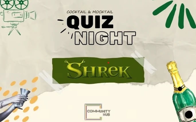Shrek (1-3) Quiz  Night poster