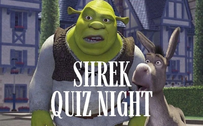 Shrek Quiz Night poster