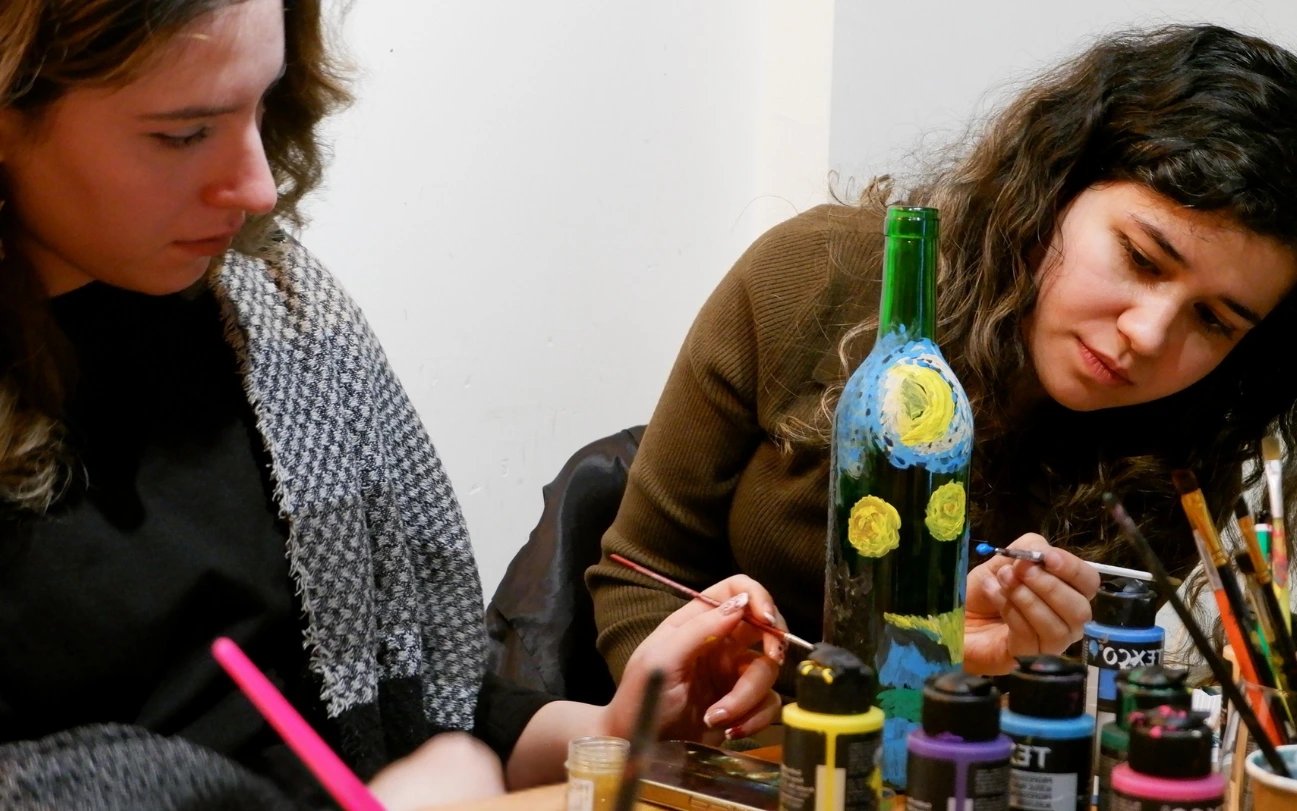 Şişe Boyama Atölyesi poster