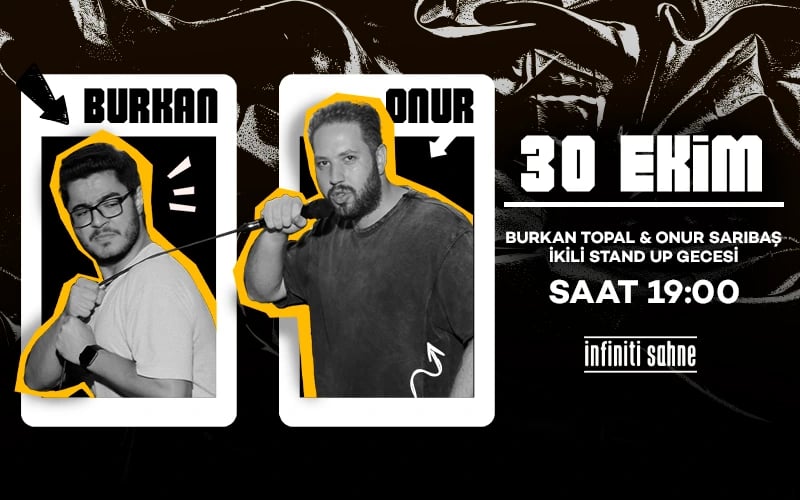 Stand up Burkan Topal Onur Sarıbaş poster