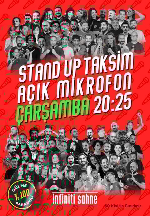 Stand Up Taksim Gecesi & Açık Mikrofon Çarşamba 