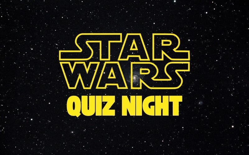 Star Wars Quiz Night poster