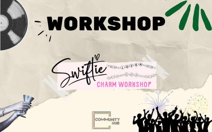Swiftie Charm Workshop  poster