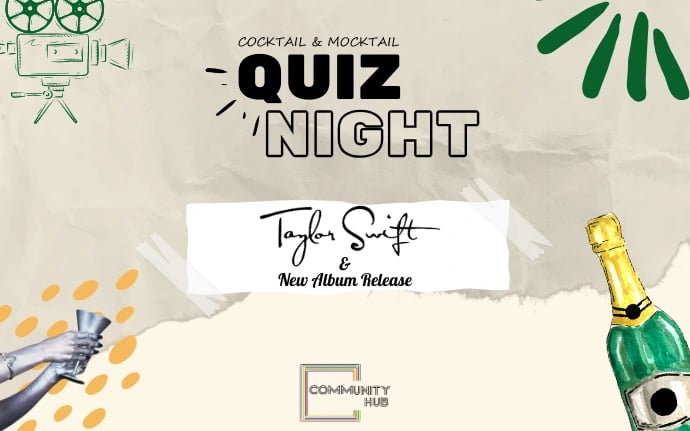 Taylor Swift Quiz Night & New Album Release Party poster