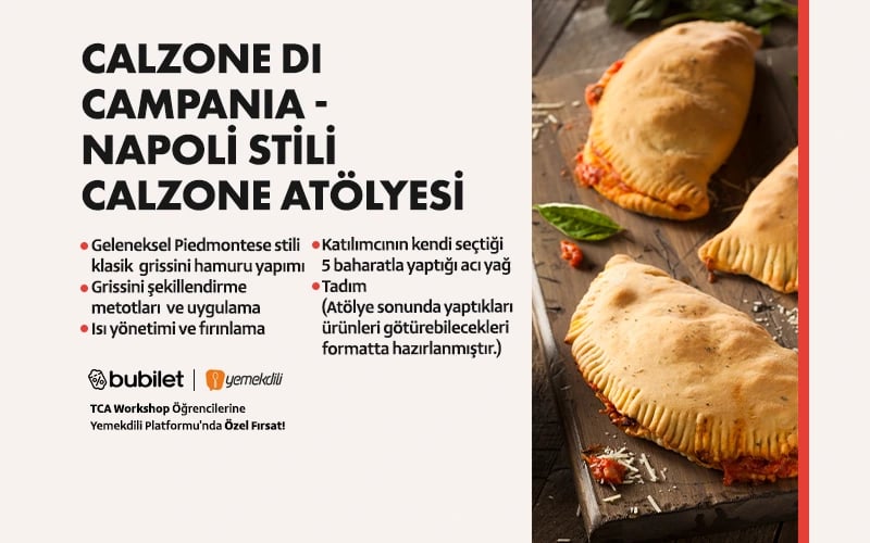 TCA | Calzone di Campania - Napoli Stili Calzone Atölyesi  poster
