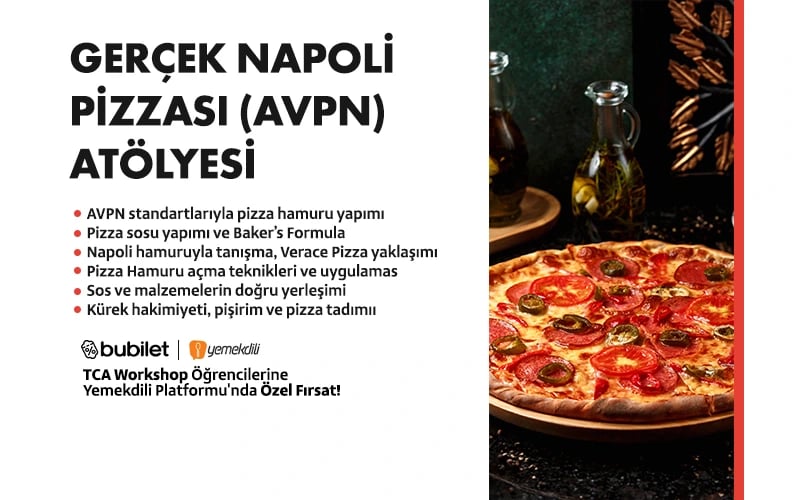 TCA | Gerçek Napoli Pizzası (AVPN) Atölyesi poster