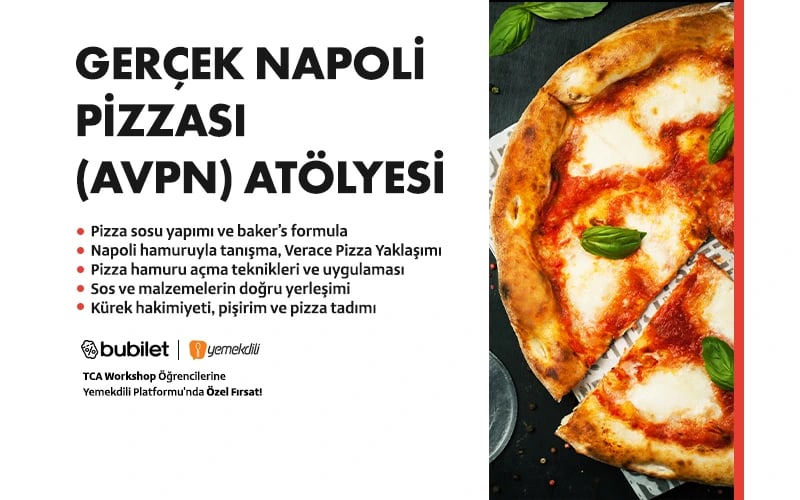 TCA | Gerçek Napoli Pizzası (AVPN) Atölyesi