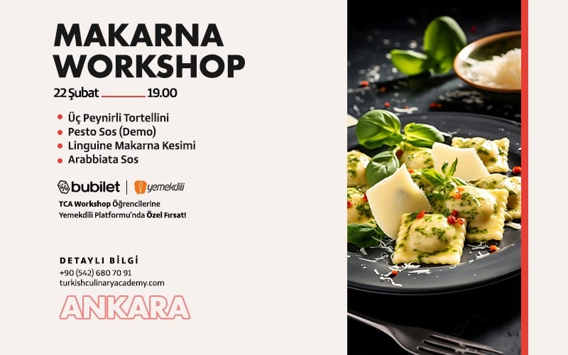 TCA | Makarna Workshop poster