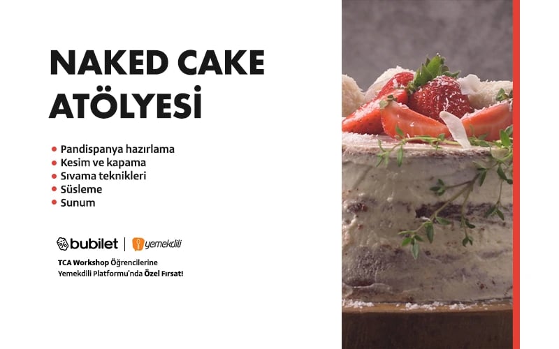 TCA | Naked Cake Atölyesi poster