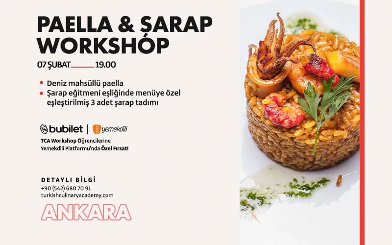 TCA | Paella Workshop poster