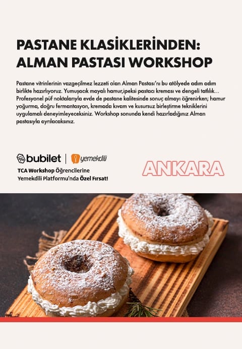 TCA | Pastane Klasiklerinden: Alman Pastası Workshop