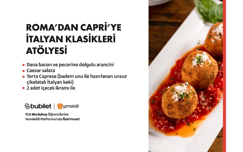 TCA | Roma’dan Capri’ye: İtalyan Klasikleri Atölyesi poster