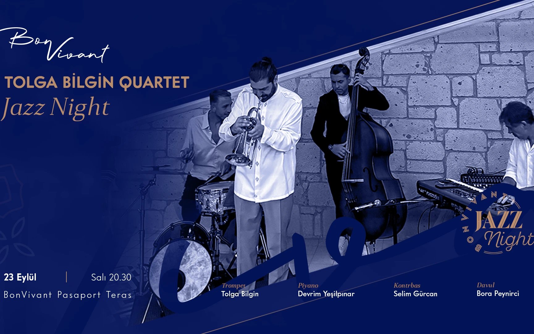 Tolga Bilgin Quartet Jazz Gecesi poster