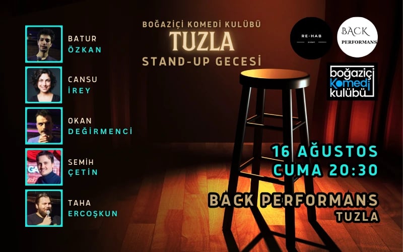 Tuzla Stand-up Gecesi - Boğaziçi Komedi Kulübü