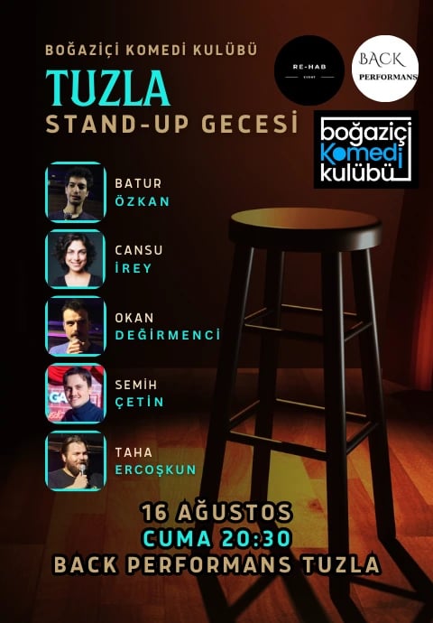 Tuzla Stand-up Gecesi - Boğaziçi Komedi Kulübü