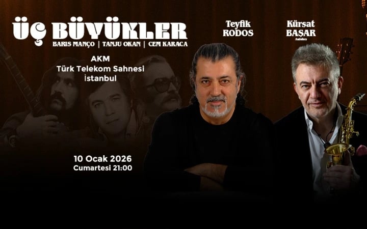 Üç Büyükler-Barış Manço&Tanju Okan&Cem Karaca poster