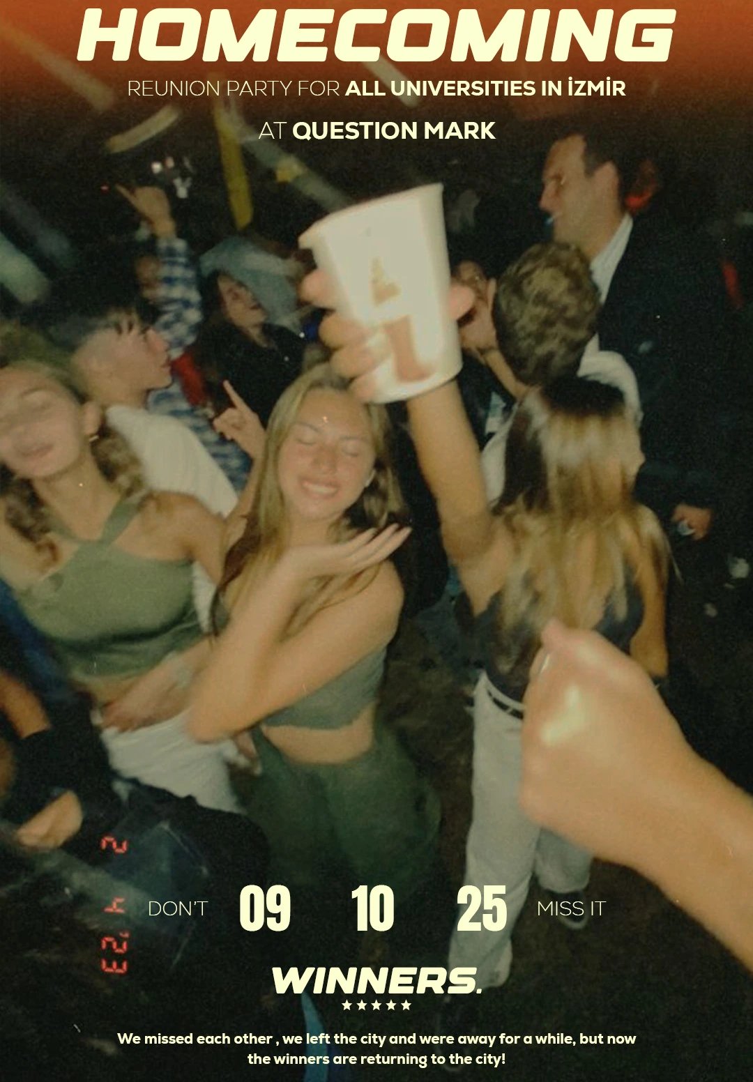 UNIVERSITY HOMECOMING PARTY | QUESTION MARK