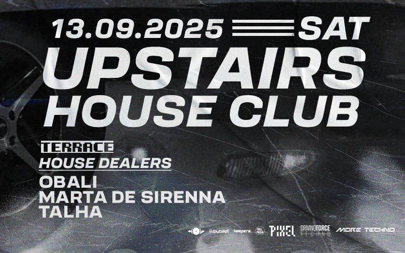 Upstairs House Club @terrace poster