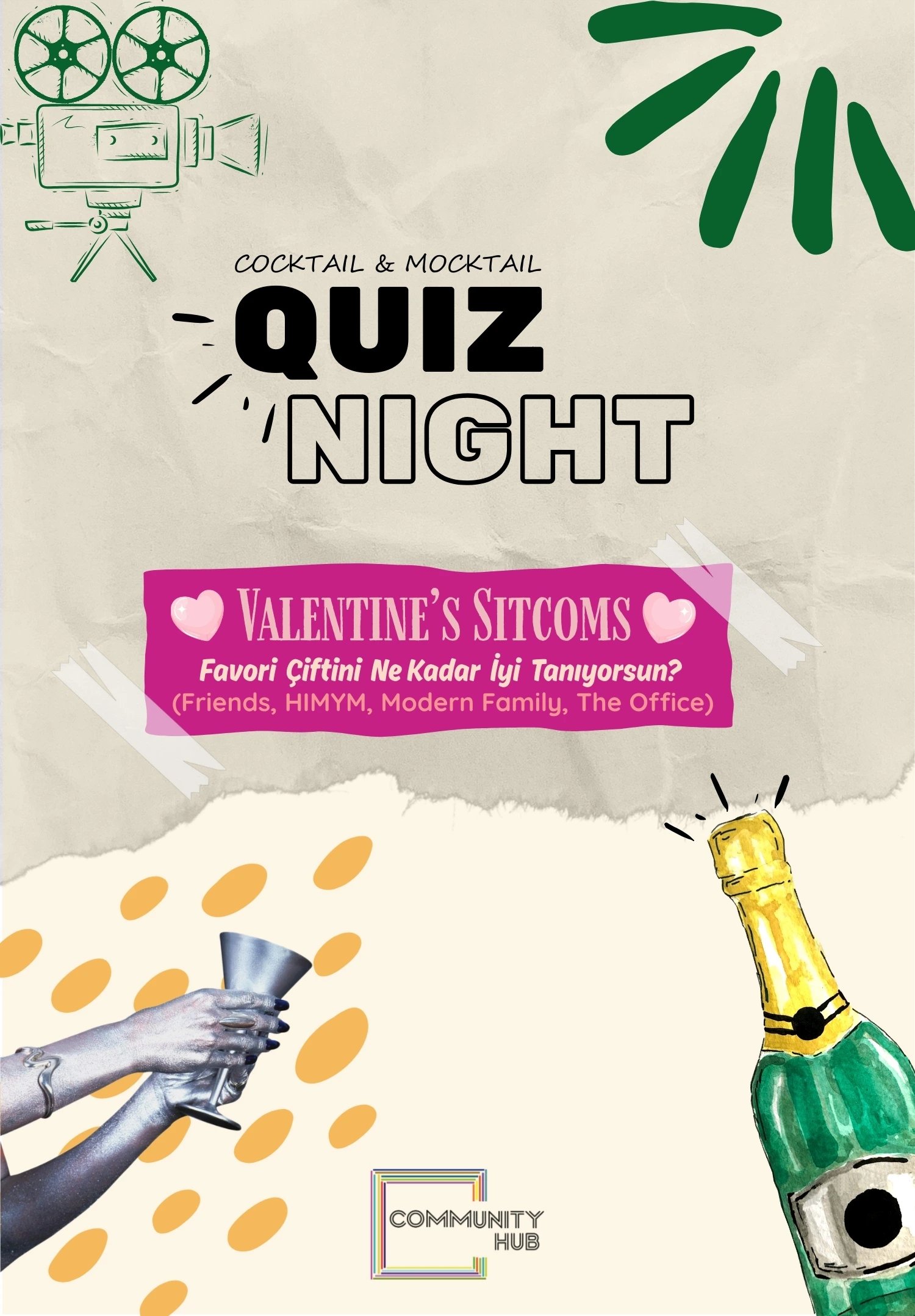 Valentine's Sitcoms Quiz Night: Favori Çiftini Ne Kadar İyi Tanıyorsun?