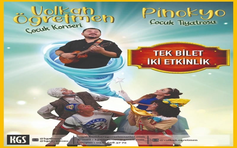 Volkan Öğretmen Çocuk Konseri - Pinokyo Çocuk Tiyatrosu