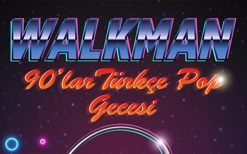 Walkman 90'lar Türkçe Pop Gecesi  poster