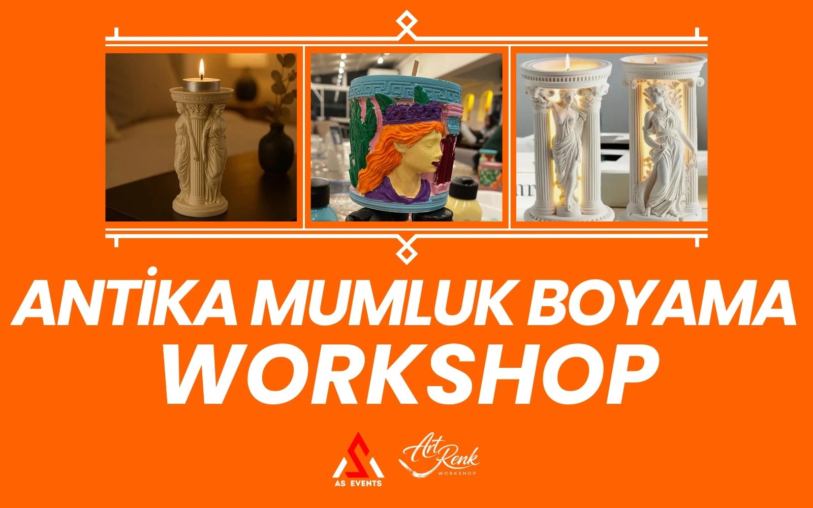 Workshop: Antika Mumluk Boyama poster