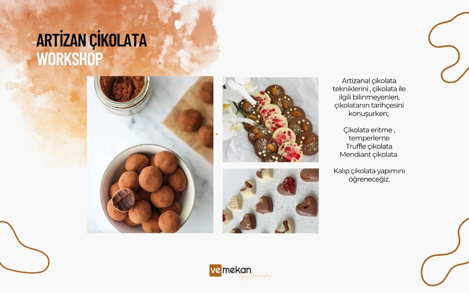 Workshop: Artizan Çikolata | veMekan poster