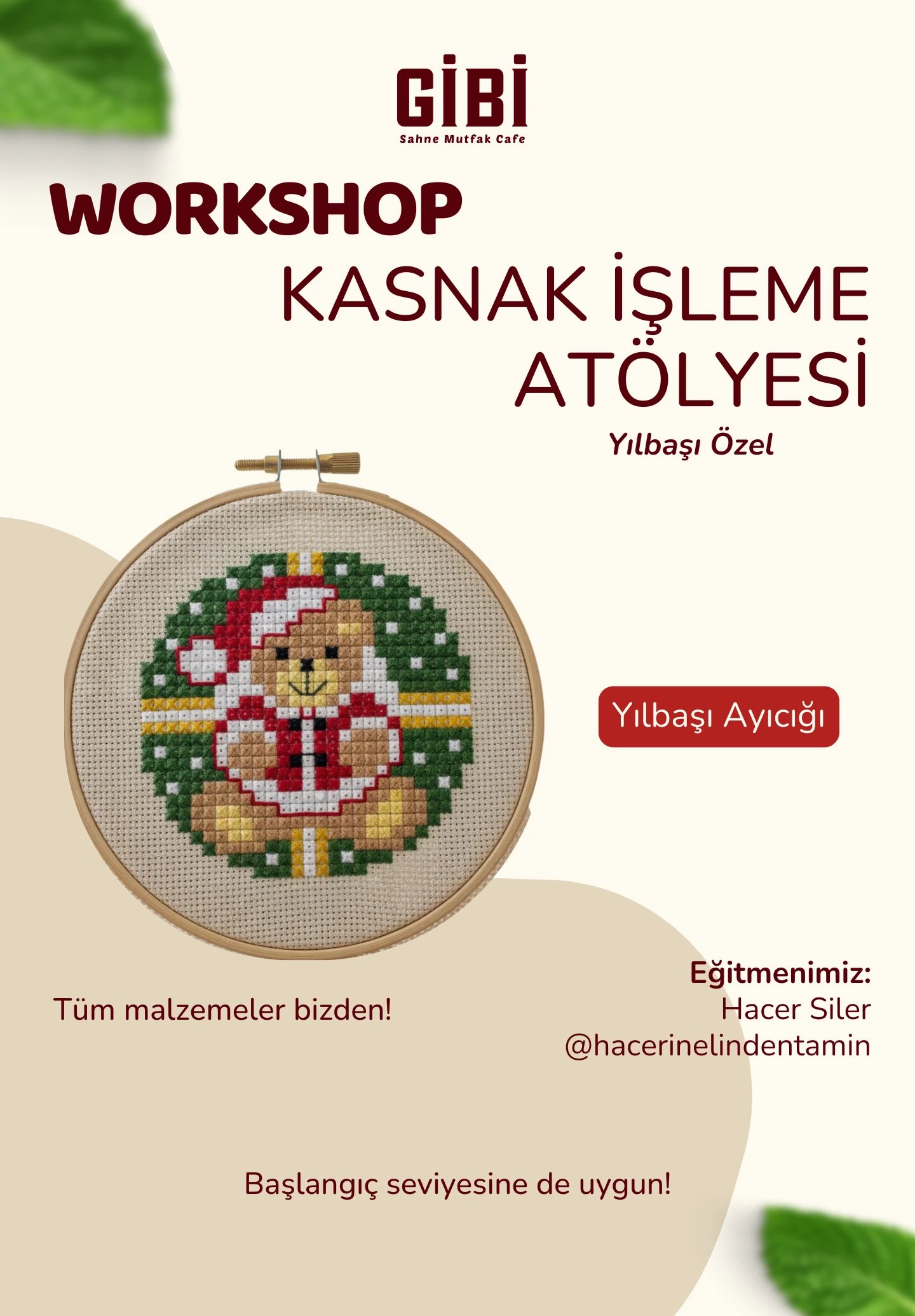 Workshop: Etamin Yılbaşı Süsü Atölyesi