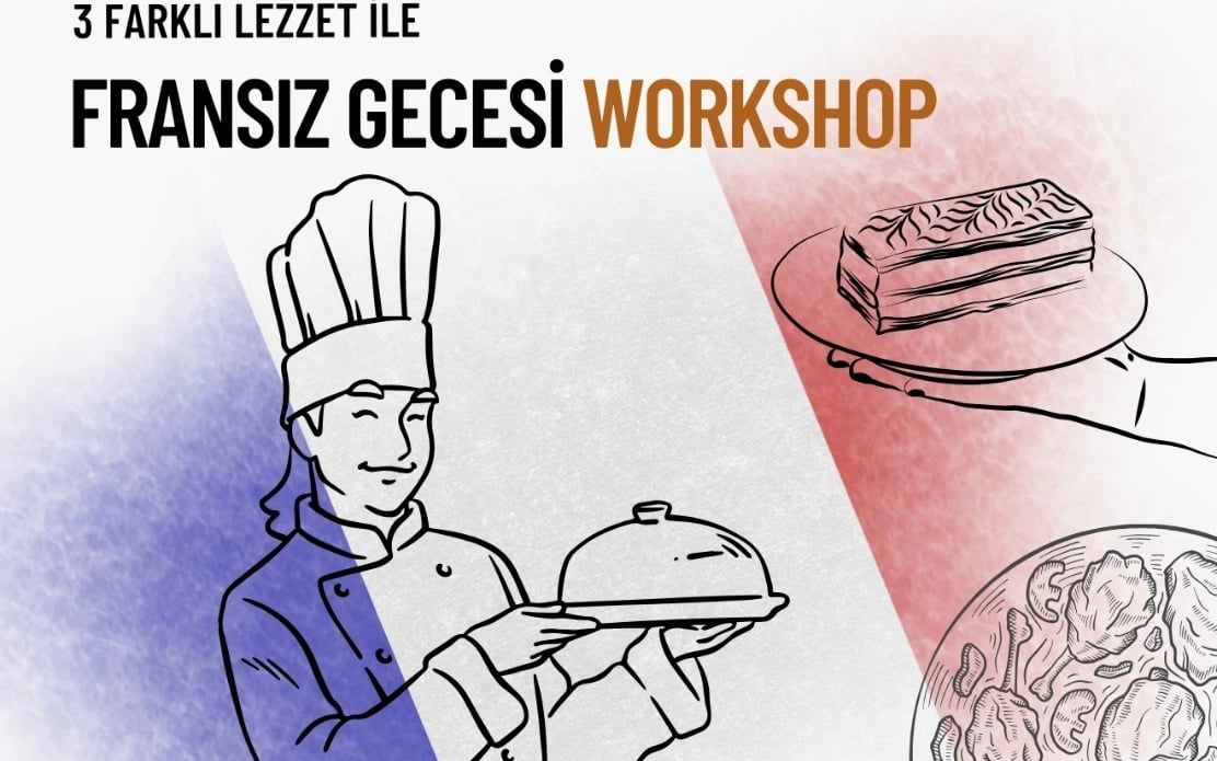 Workshop Fransız Gecesi X veMekan poster