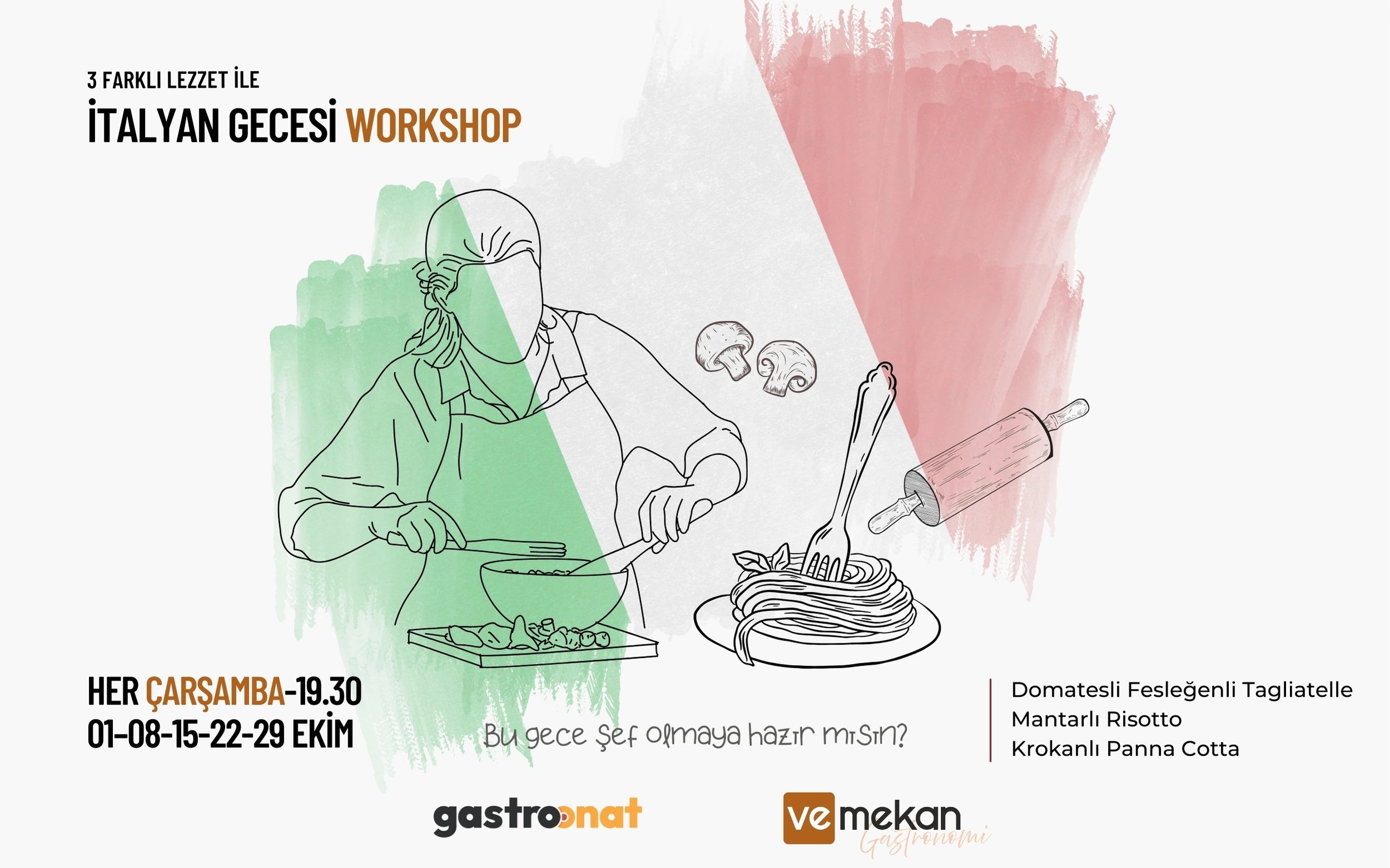 Workshop: İtalyan Lezzetleri | Gastroonat X veMekan
