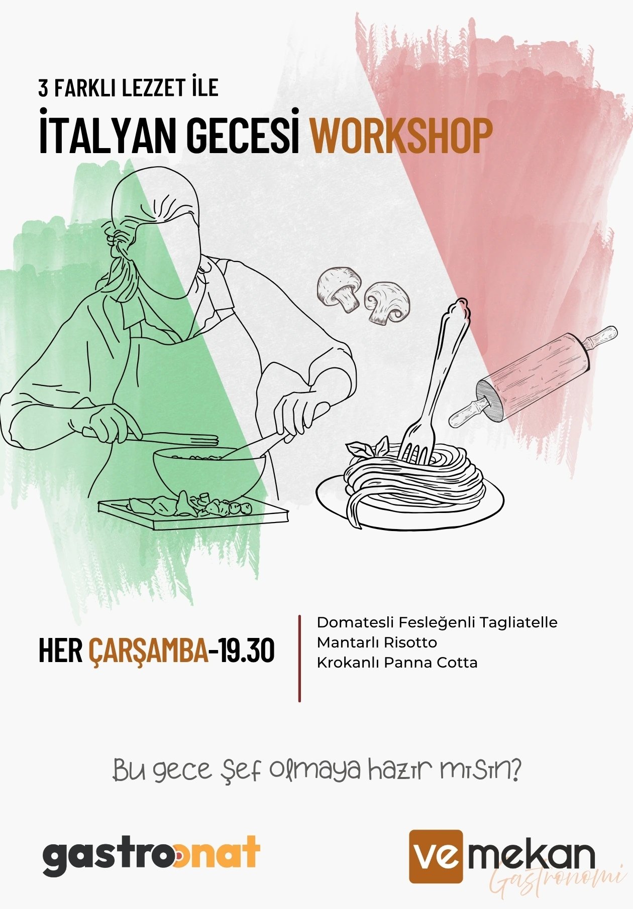 Workshop: İtalyan Lezzetleri | Gastroonat X veMekan