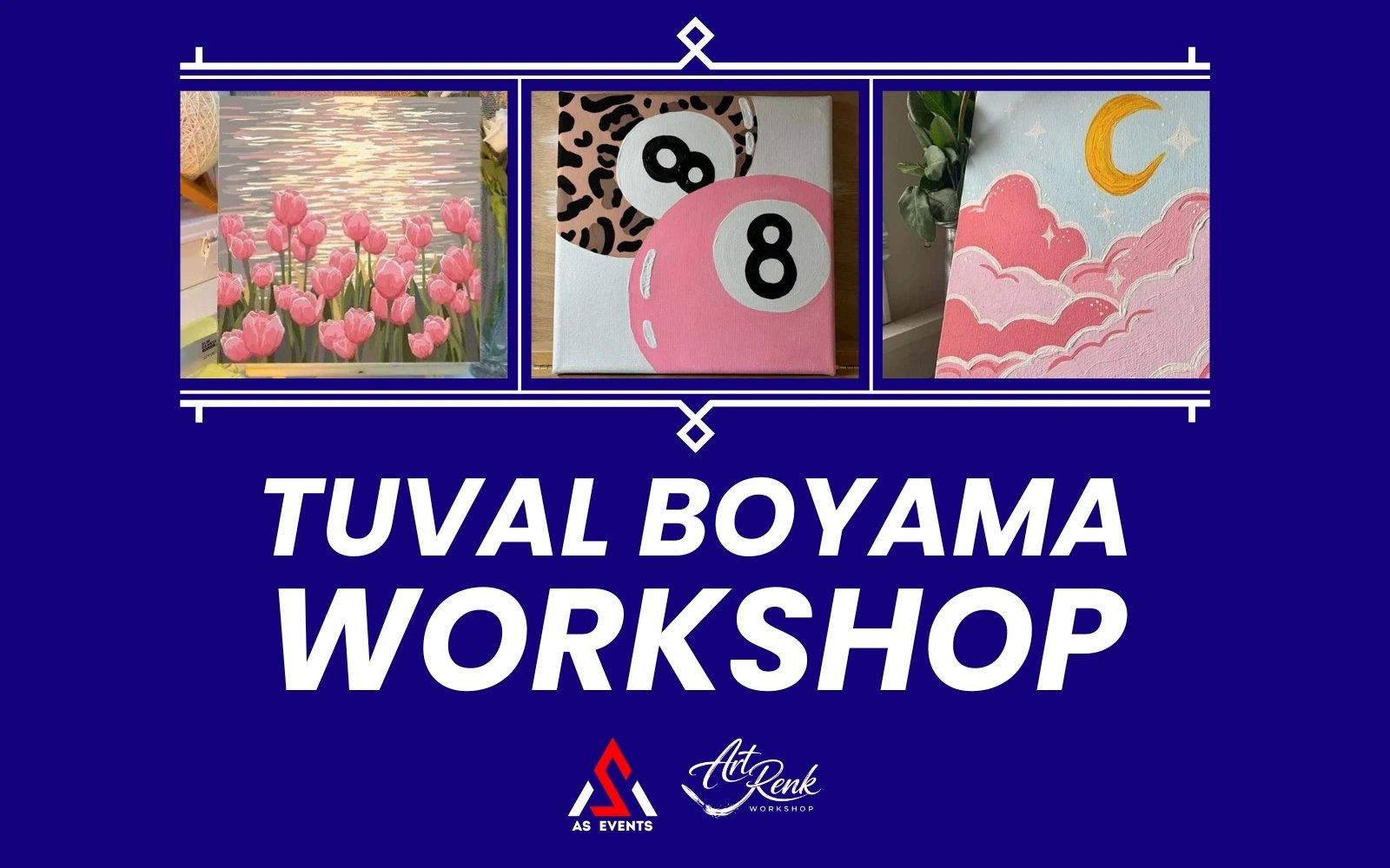 Workshop: Tuval Boyama Atölyesi poster