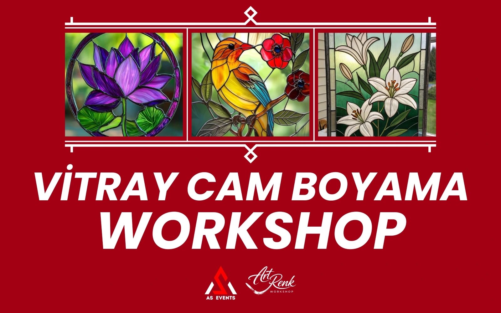 Workshop: Vitray Cam Boyama poster