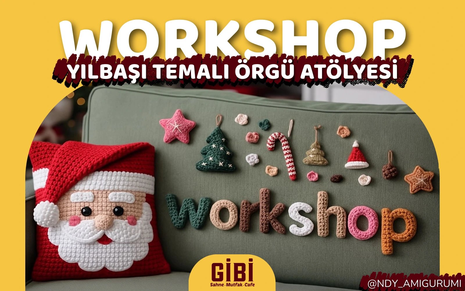 Workshop: Yeni Yıl Temalı Örgü Atölyesi  poster