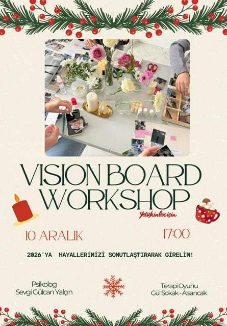 Yetişkin Vision Board Atölyesi