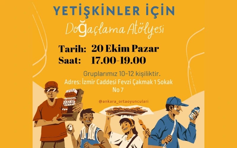 Yetişkinler İçin Doğaçlama Atölyesi